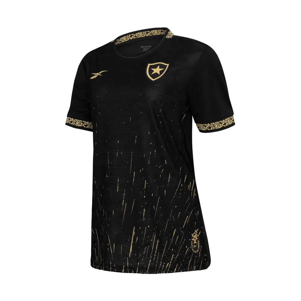 Camisa Botafogo Away 24/25 Feminina - Preta e Dourada