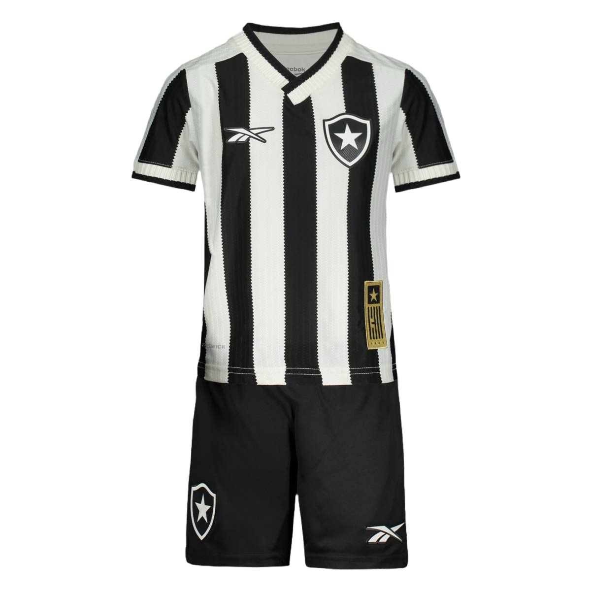 Kit Infantil Botafogo 24/25 - Preto e Branco