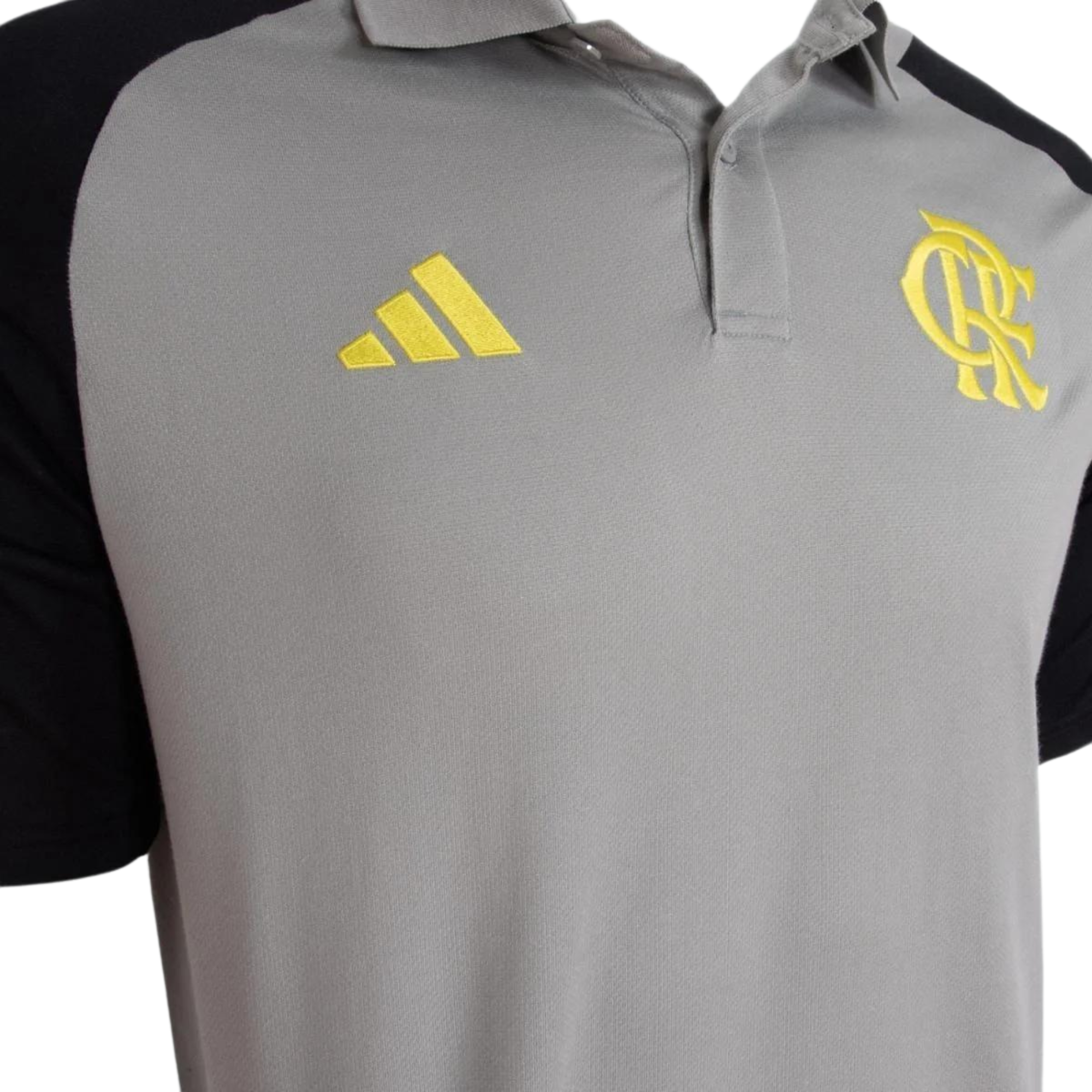 Camisa Polo do Flamengo Treino I 24/25 s/n Torcedor Masculino - Cinza