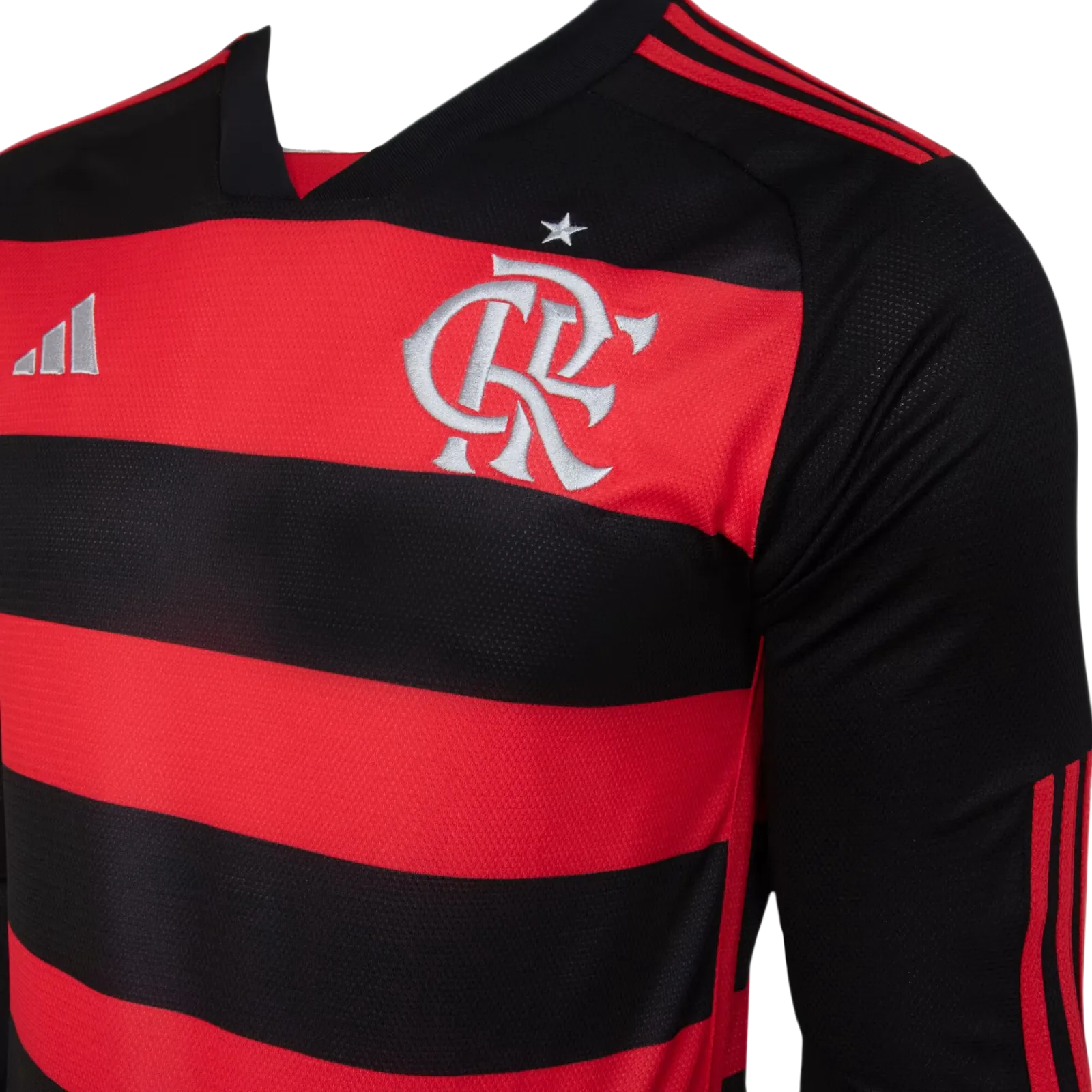 Camisa Flamengo Manga Longa Home 24/25 s/n Masculino Torcedor