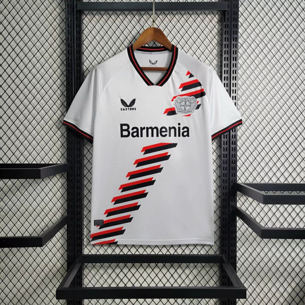 Camisa Bayer Leverkusen Away 23/24 s/n° Torcedor Masculino - Branco