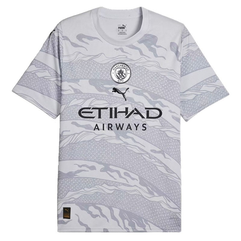 Camisa Manchester City “Ano do Dragão de Madeira” 24/25 s/n° Torcedor Masculina - Cinza