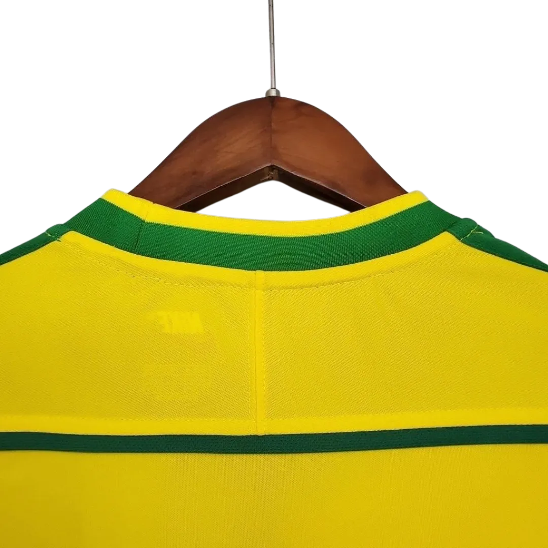 Camisa Brasil Retrô 1998 s/n° Torcedor Nike Masculino - Amarela