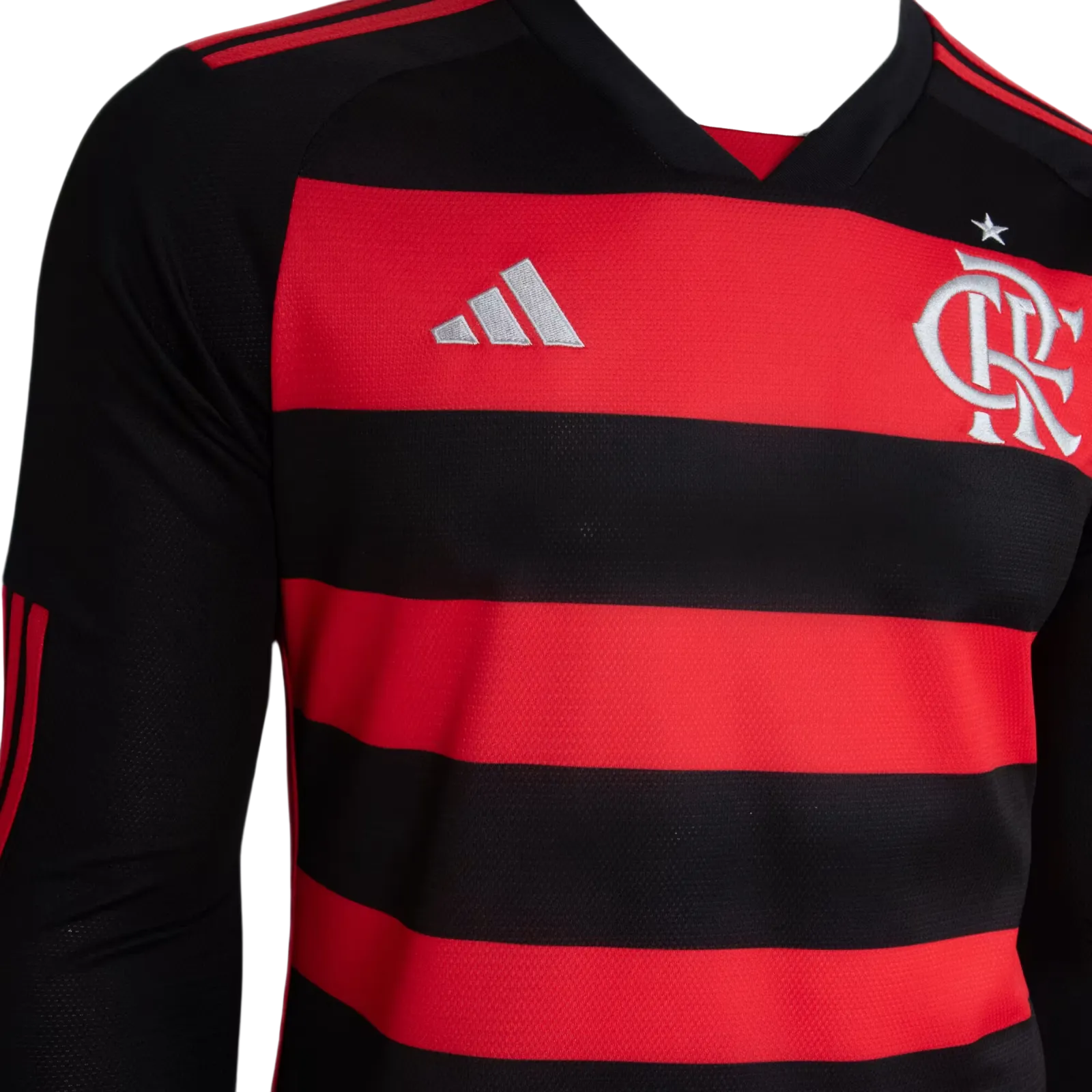 Camisa Flamengo Manga Longa Home 24/25 s/n Masculino Torcedor