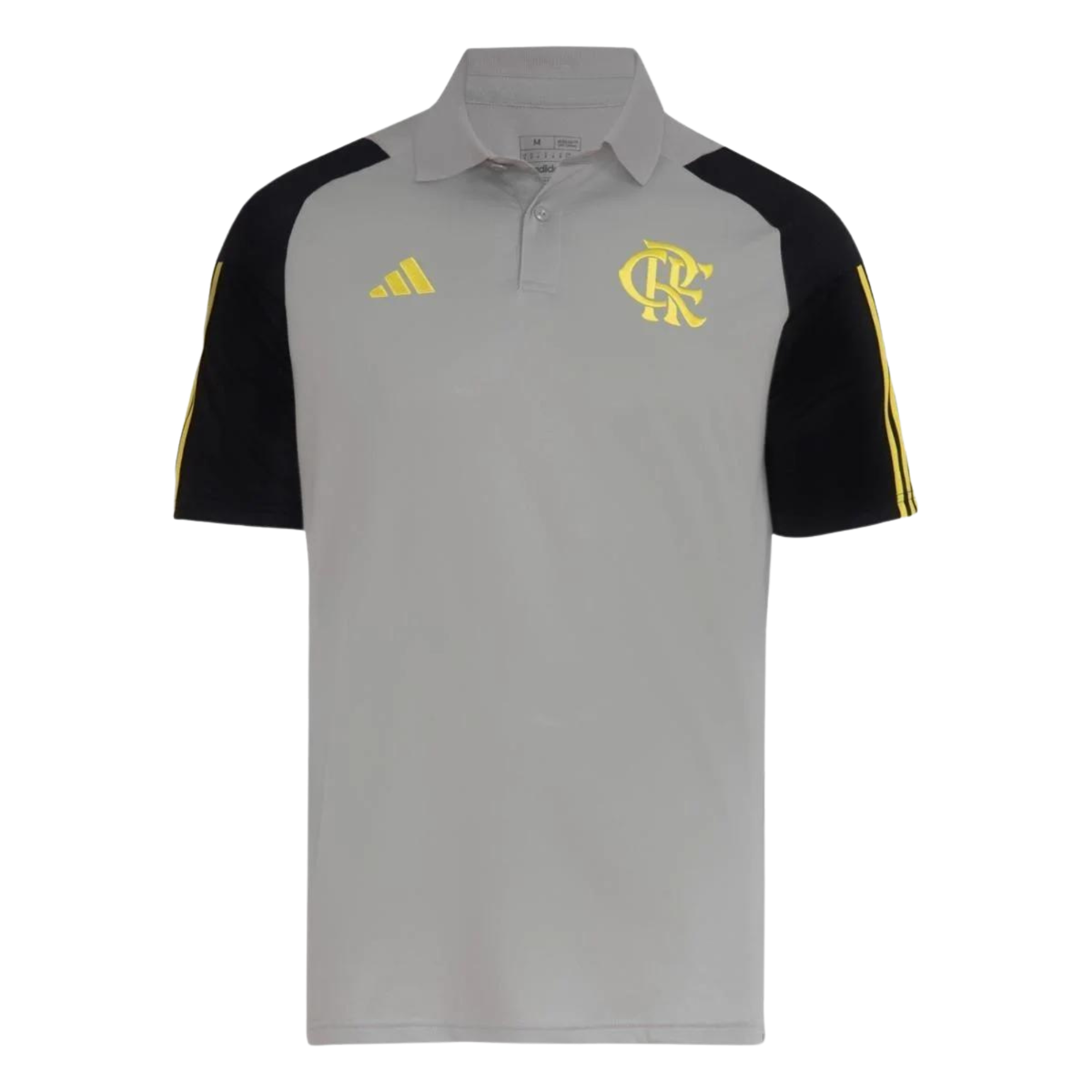 Camisa Polo do Flamengo Treino I 24/25 s/n Torcedor Masculino - Cinza