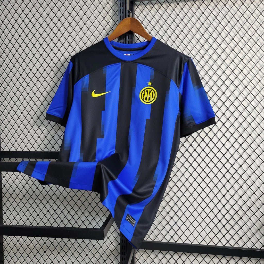 Camisa Inter de Milão Home 24/25 s/n° Torcedor Masculina - Azul e Preto