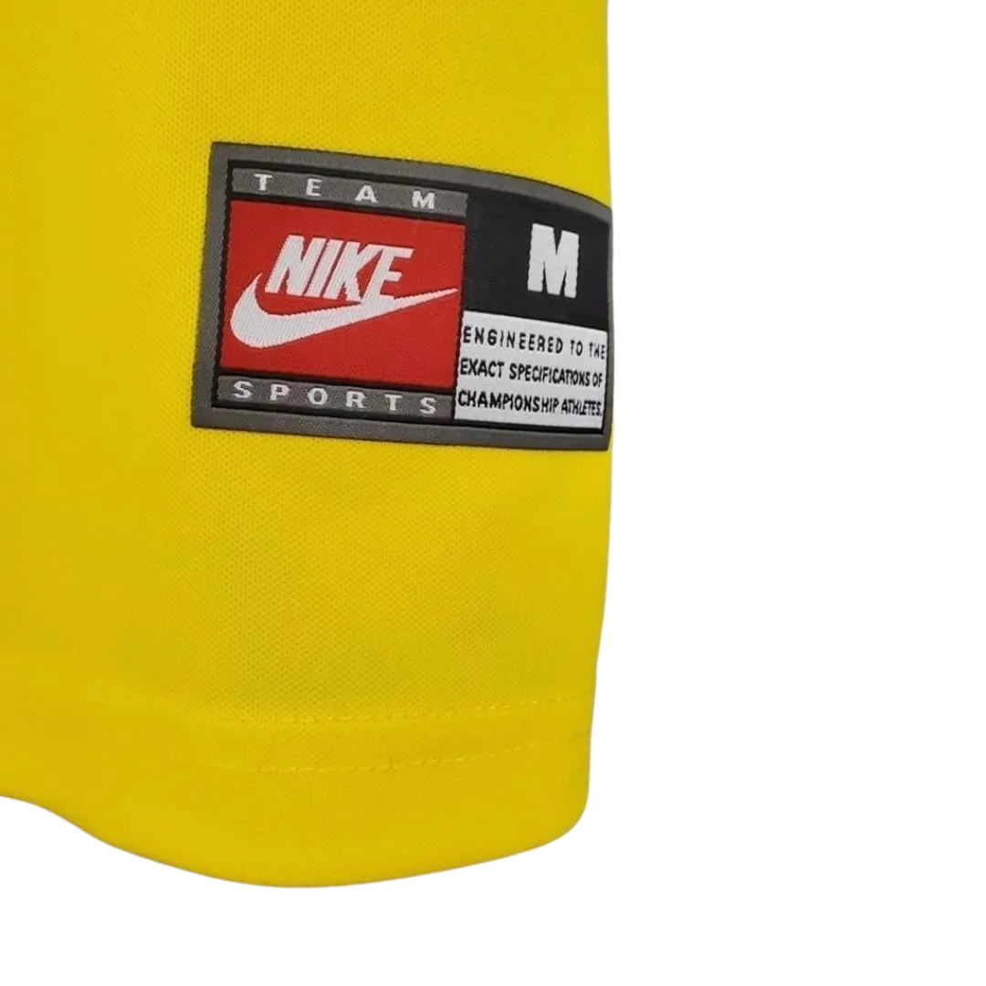 Camisa Brasil Retrô 1998 s/n° Torcedor Nike Masculino - Amarela