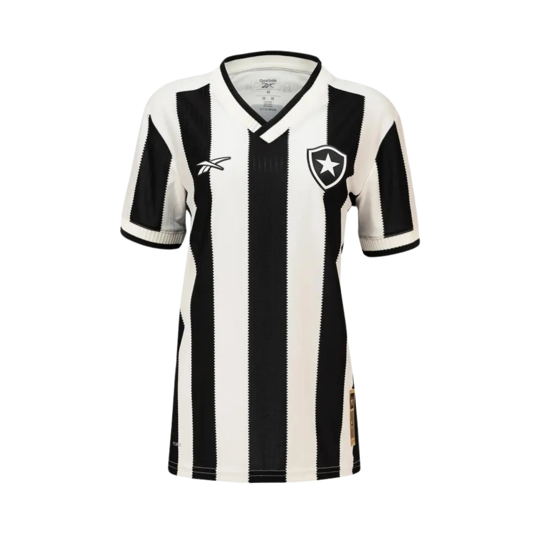 Camisa Botafogo Home 24/25 Feminina - Preta e Branca