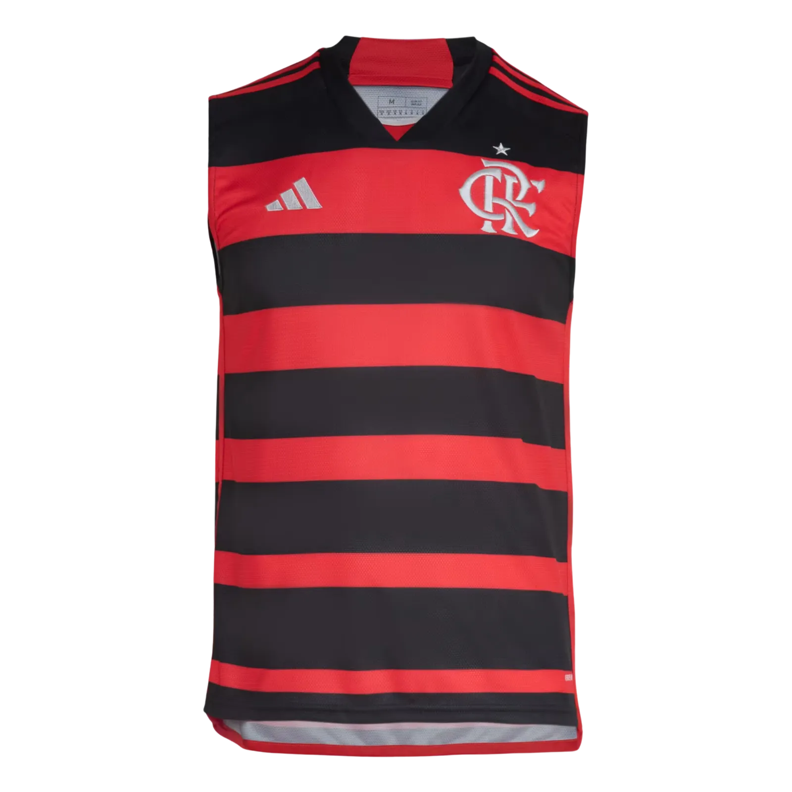 Regata do Flamengo Home 24/25 s/n Torcedor Masculino - Preta e Vermelha