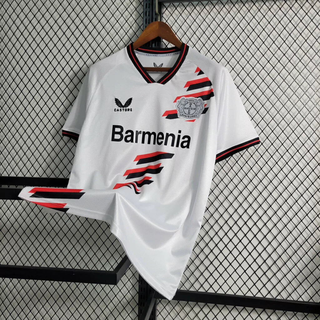 Camisa Bayer Leverkusen Away 23/24 s/n° Torcedor Masculino - Branco