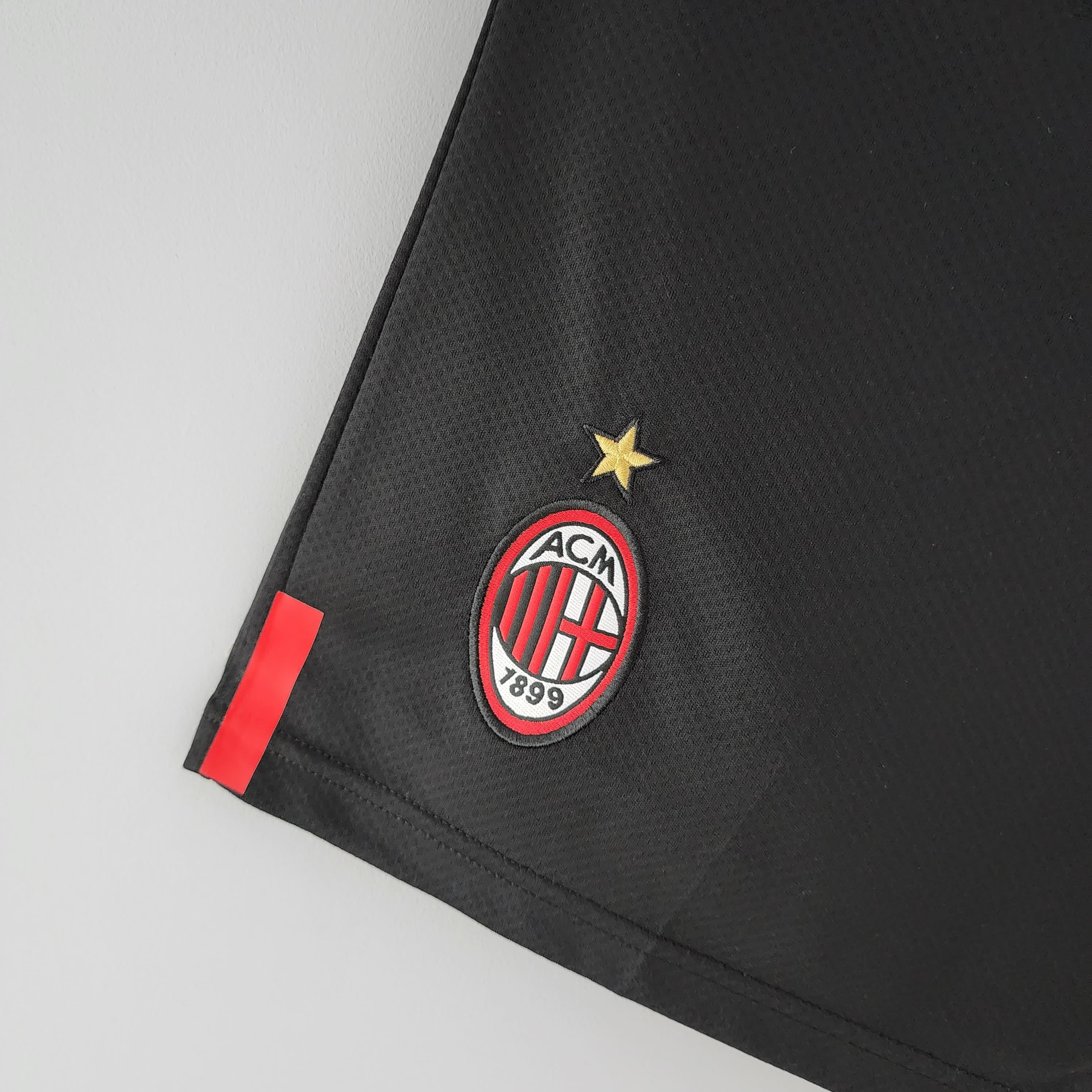 Shorts AC Milan 2022/23 Black - FUTVERSO