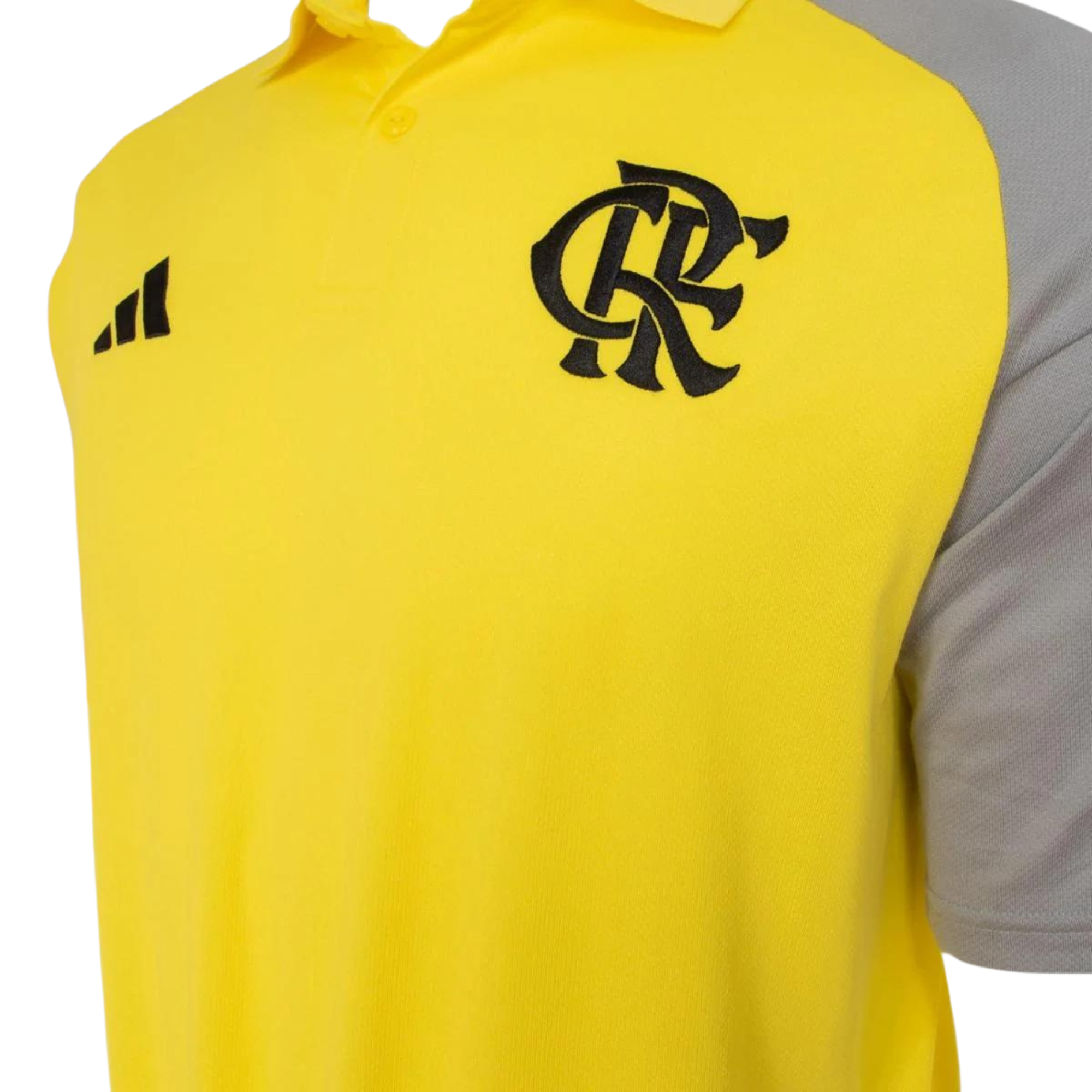 Camisa Polo do Flamengo Treino II 24/25 s/n Torcedor Masculino - Amarela