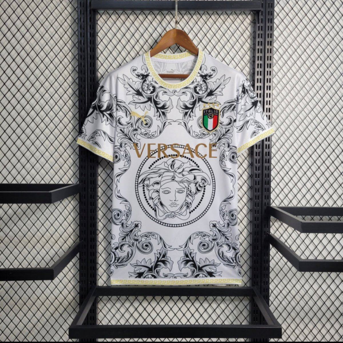 Camisa Itália 23/24 Versace - FUTVERSO