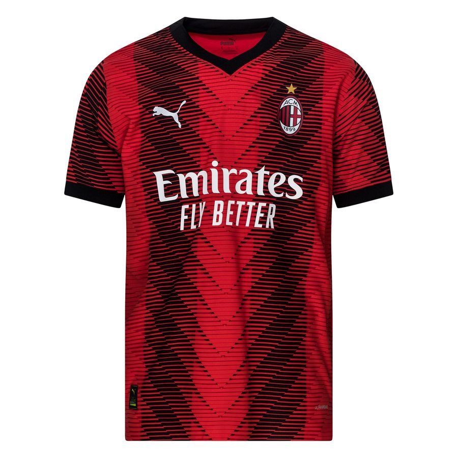 Camisa A.C Milan Home 23/24 - Vermelha e Preto