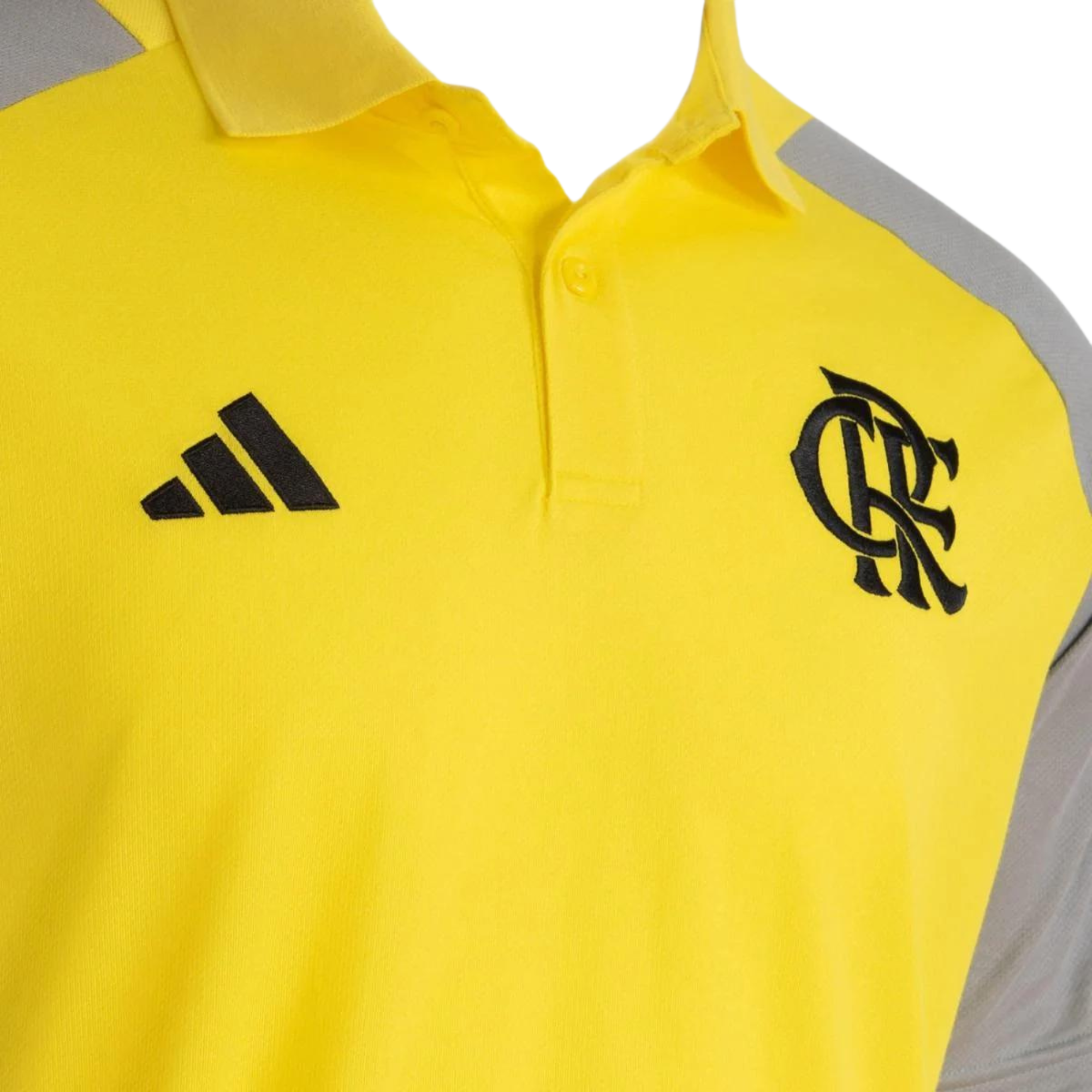 Camisa Polo do Flamengo Treino II 24/25 s/n Torcedor Masculino - Amarela