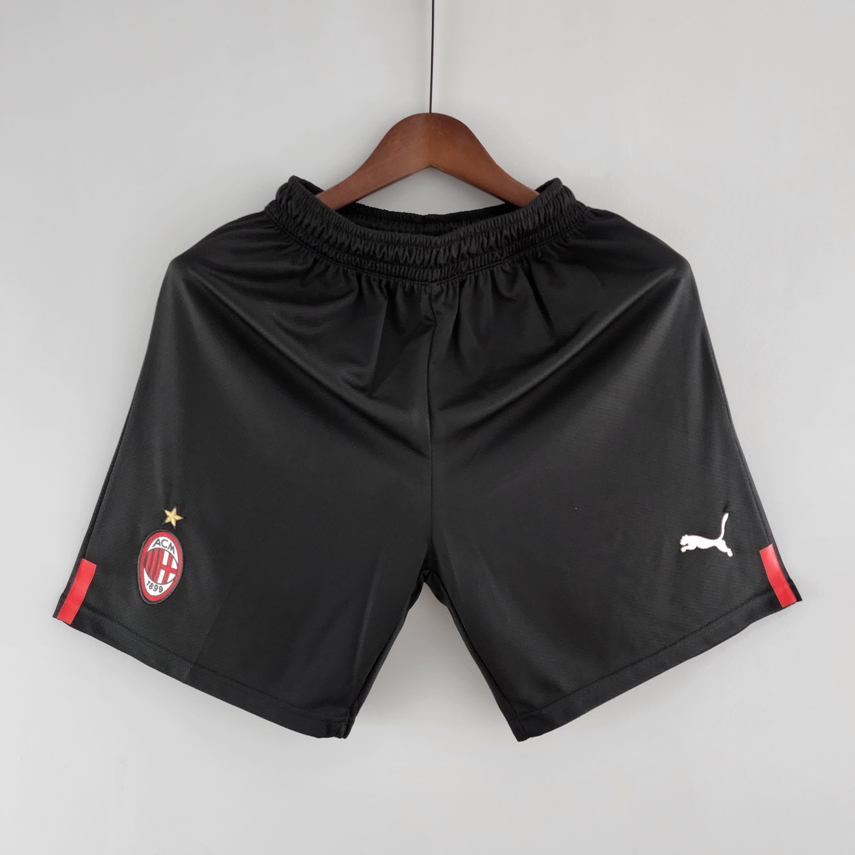 Shorts AC Milan 2022/23 Black - FUTVERSO