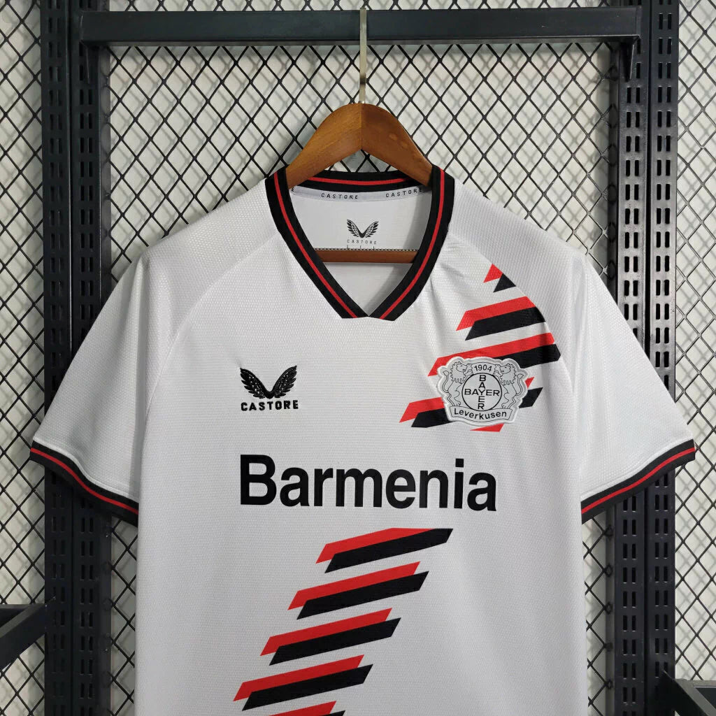 Camisa Bayer Leverkusen Away 23/24 s/n° Torcedor Masculino - Branco