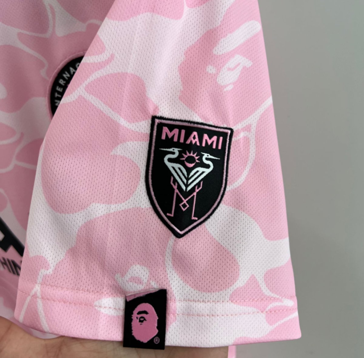 Camisa Inter Miami x BAPE - Rosa - FUTVERSO