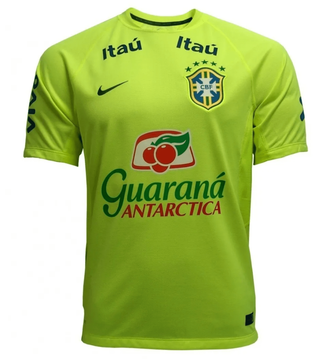 Camisa de Treino Seleção Brasil Nike - Verde Fluorescente