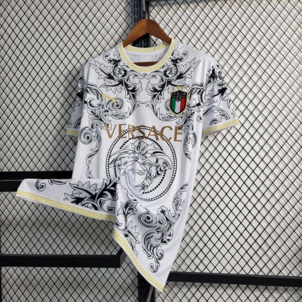 Camisa Itália 23/24 Versace - FUTVERSO