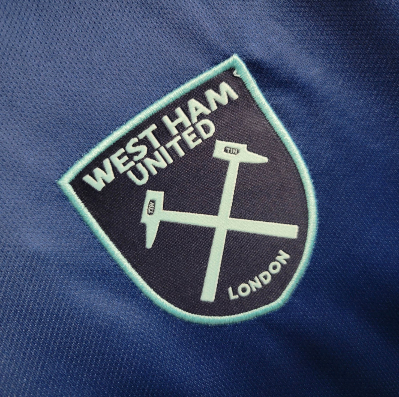 Camisa West Ham Third 23/24 s/n° Torcedor Masculino - Azul