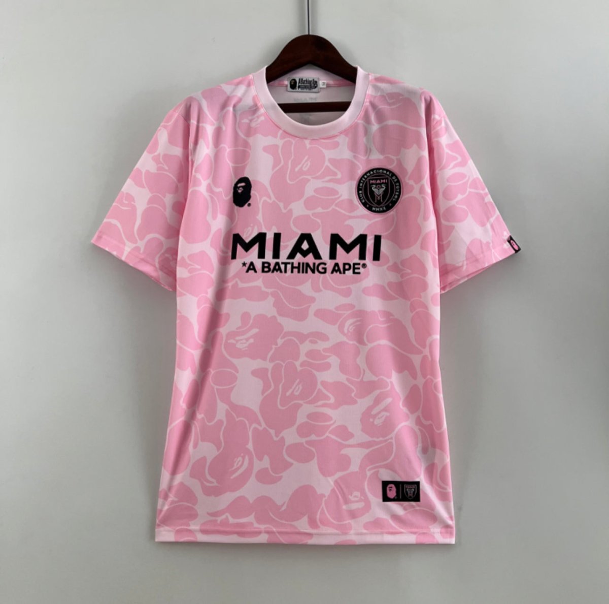 Camisa Inter Miami x BAPE - Rosa - FUTVERSO