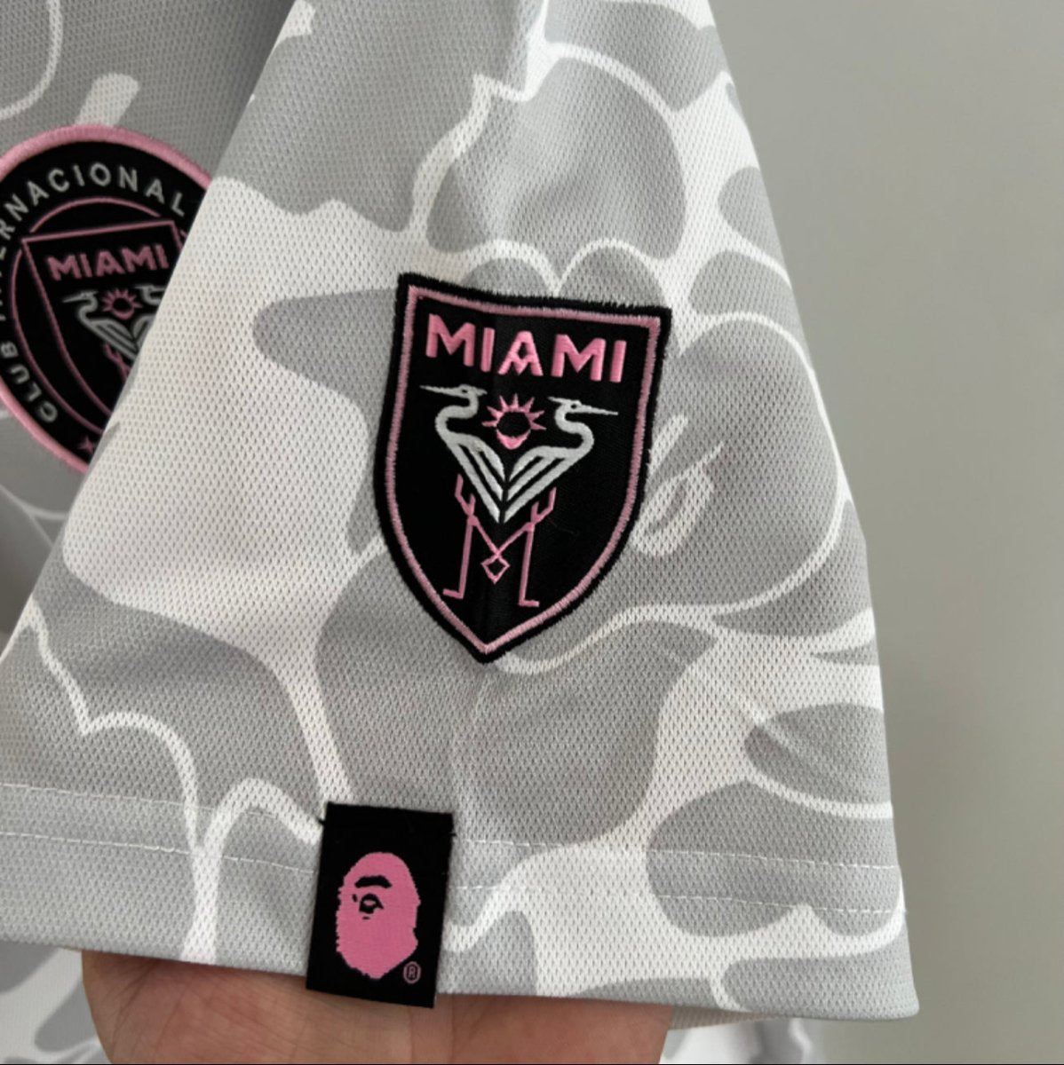 Camisa Inter Miami x BAPE - Branca - FUTVERSO