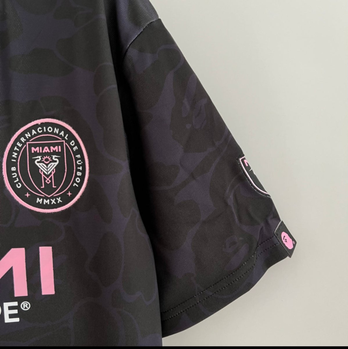 Camisa Inter Miami x BAPE - Preta - FUTVERSO