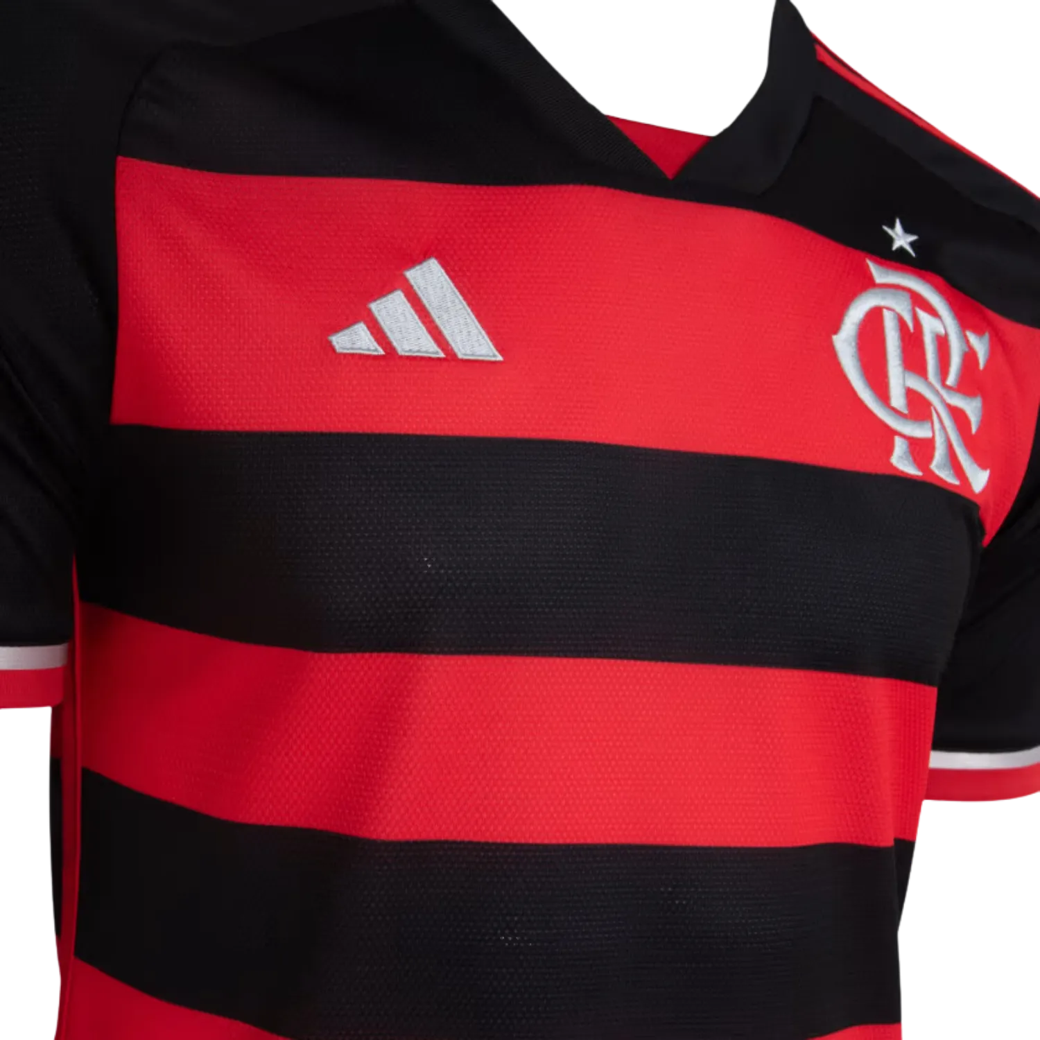 Camisa do Flamengo Home 24/25 s/n Torcedor Masculino - Preta e Vermelha