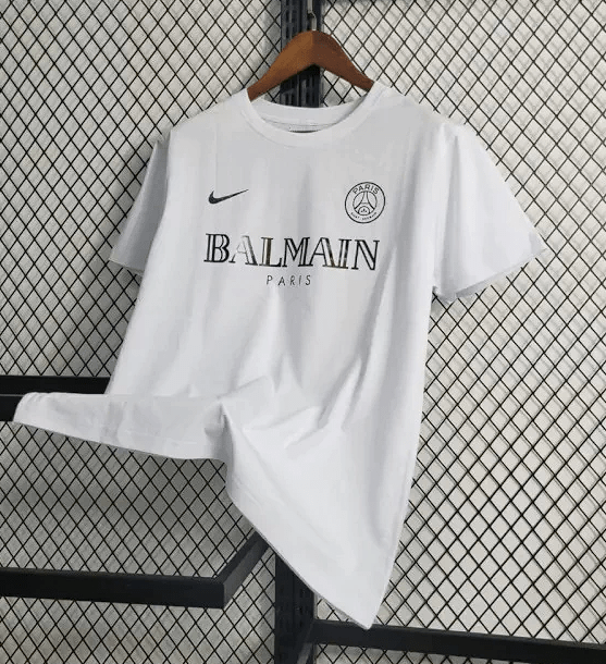 Camisa PSG 23/24 Lançamento Edição Especial Balmain Paris - FUTVERSO