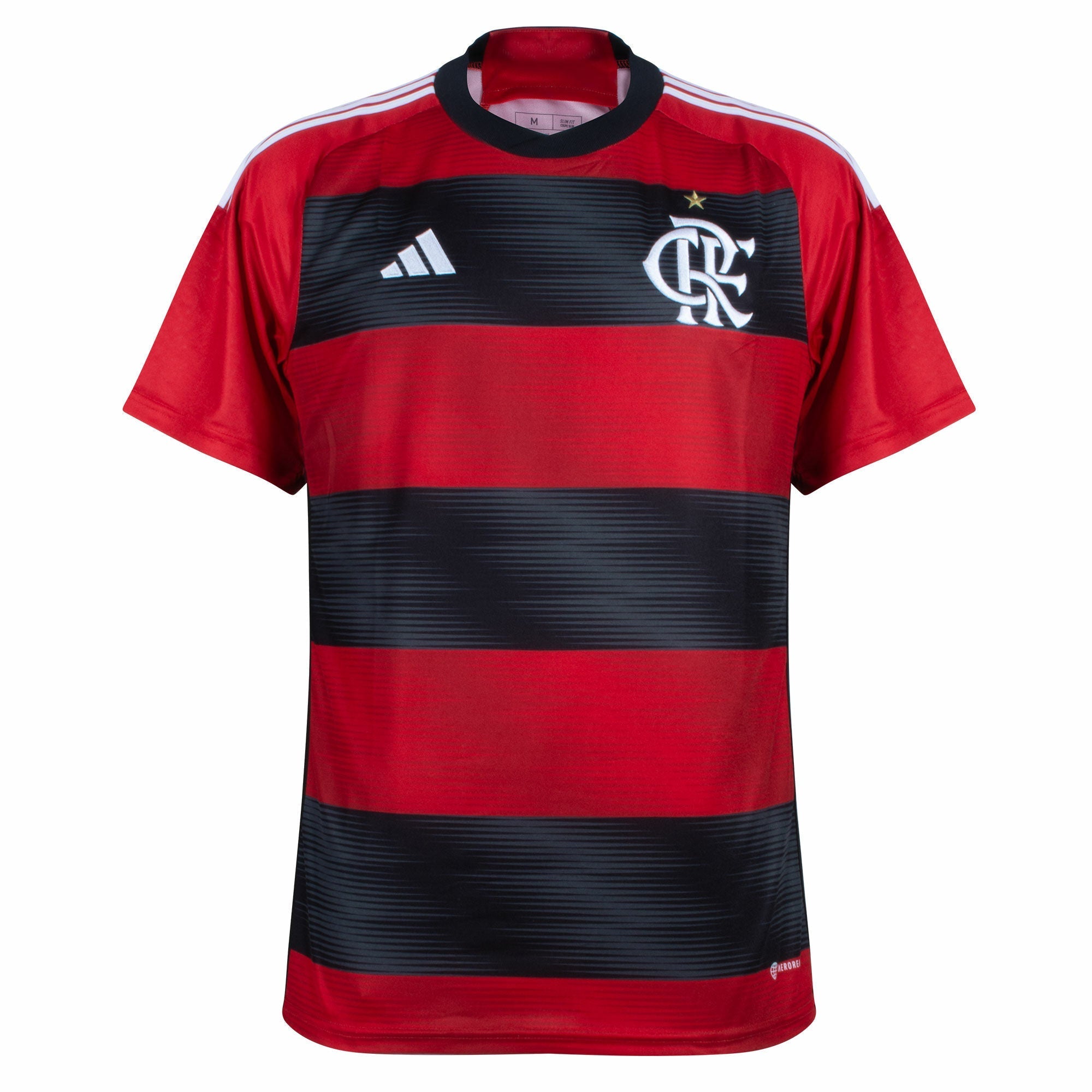 Camisa Flamengo Home 23/24 s/n° Torcedor Masculino - Vermelho/preto