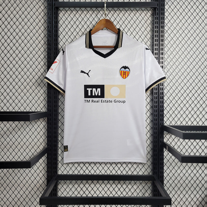 Camisa Valencia I 23/24 - Branco