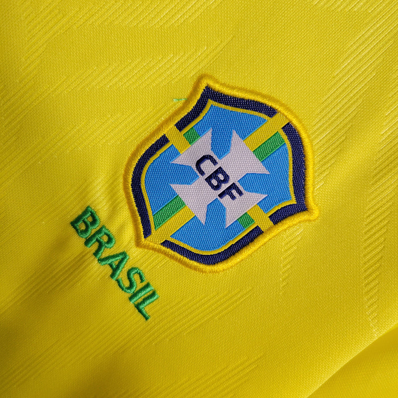 Kit Infantil Brasil 23/24 - Feminino - Amarelo