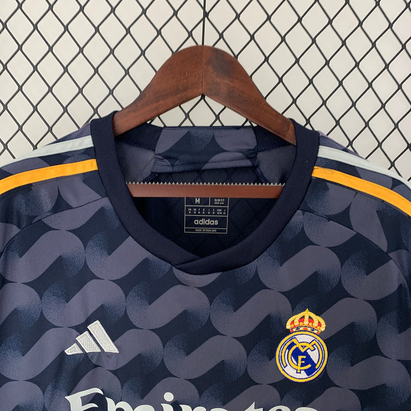 Camisa Real Madrid Manga Longa 23/24 Away II - FUTVERSO