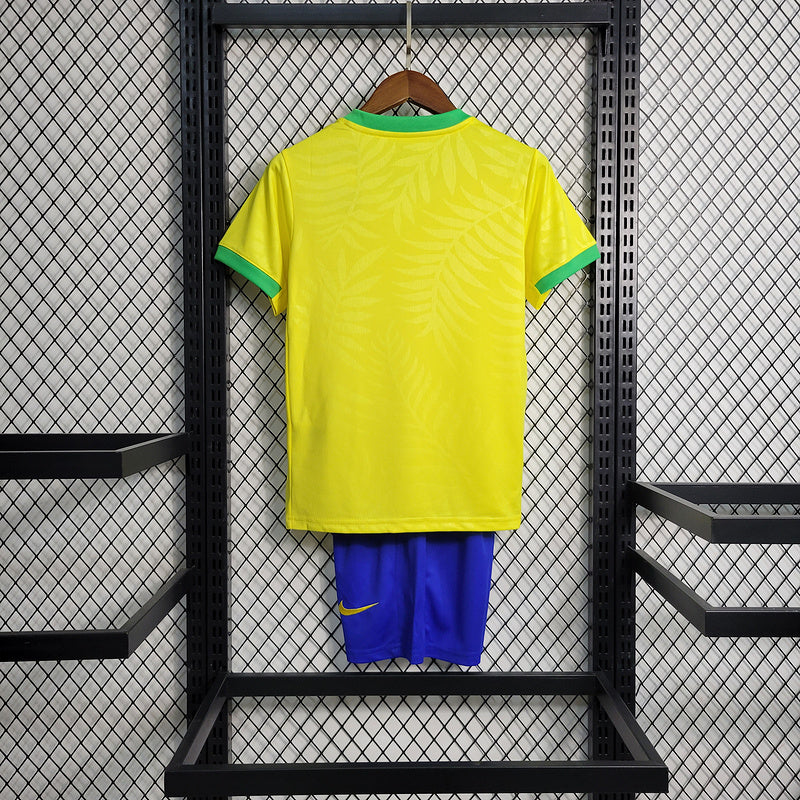 Kit Infantil Brasil 23/24 - Feminino - Amarelo