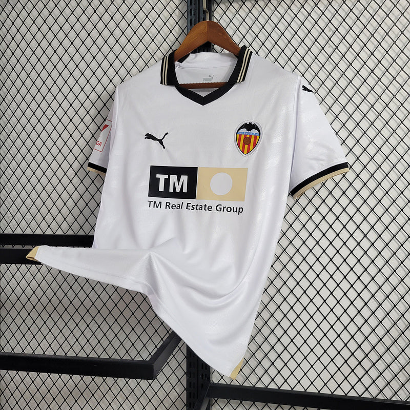 Camisa Valencia I 23/24 - Branco