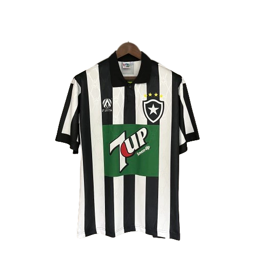 Camisa Botafogo Retrô 1995 Home - Preta e Branca