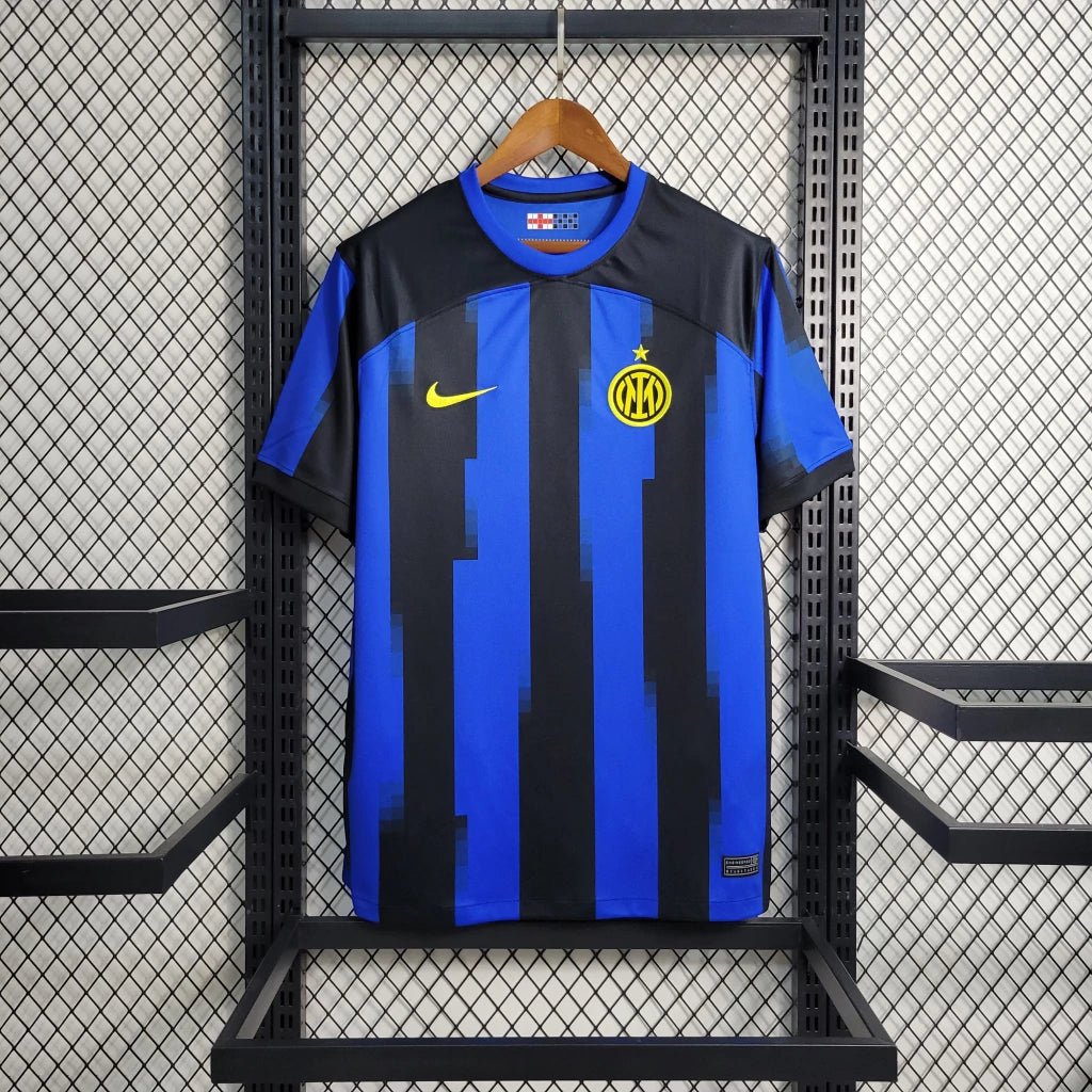 Camisa Inter de Milão Home 24/25 s/n° Torcedor Masculina - Azul e Preto