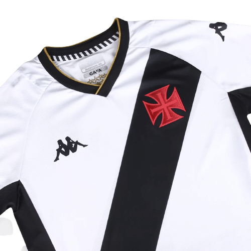 Camisa Vasco da Gama Away 23/24 - Branca e Preta