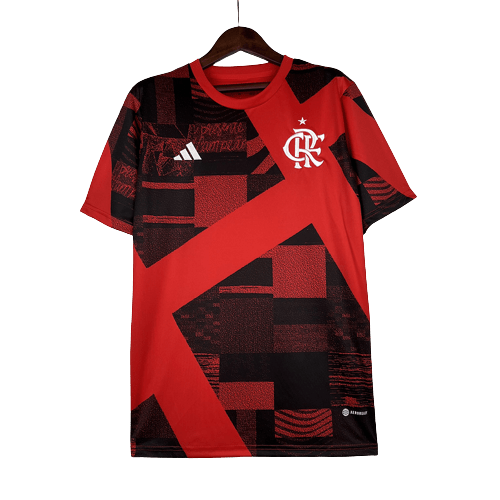 Camisa Flamengo 23/24 - Pré Partida - Vermelho