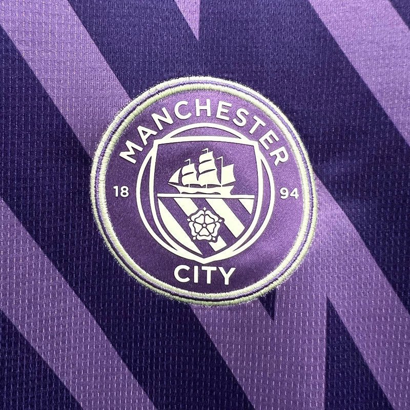 Camisa Goleiro Manchester City 23/24 - Roxo