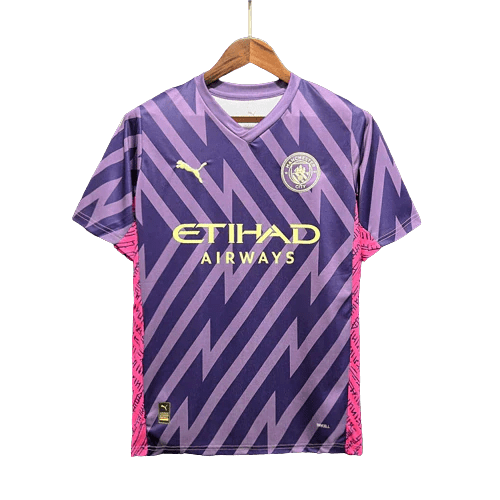 Camisa Goleiro Manchester City 23/24 - Roxo