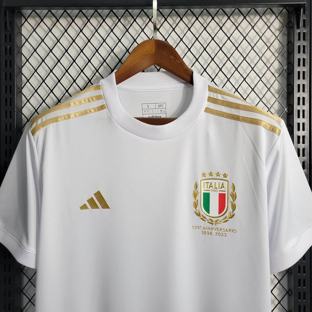 Camisa Itália 23/24 125 Anos Branco