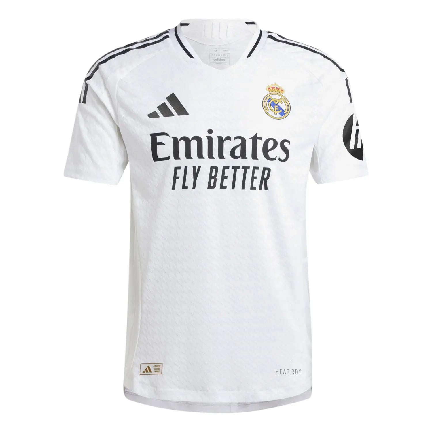 Camisa Real Madrid Home 24/25 Torcedor Masculino c/Patch da 15ª Champions - Branca