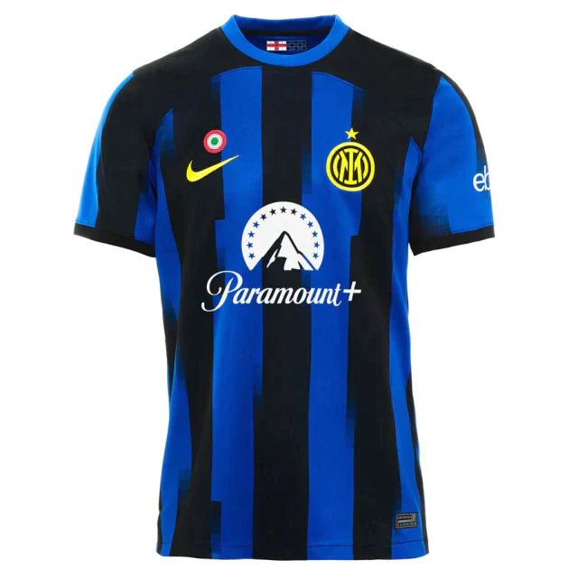 Camisa Inter de Milão Home 23/24 s/n° Torcedor Masculina - Azul e Preto