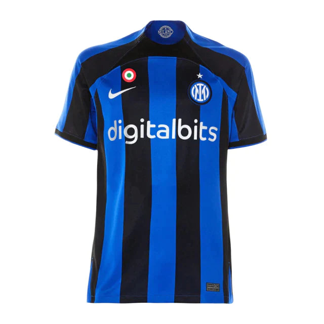 Camisa Inter de Milão Home 22/23 s/n° Torcedor Masculina - Azul e Preto